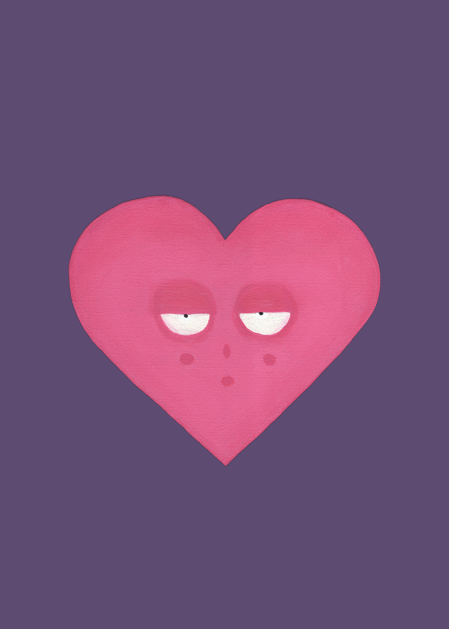 The Hazy Heart Print