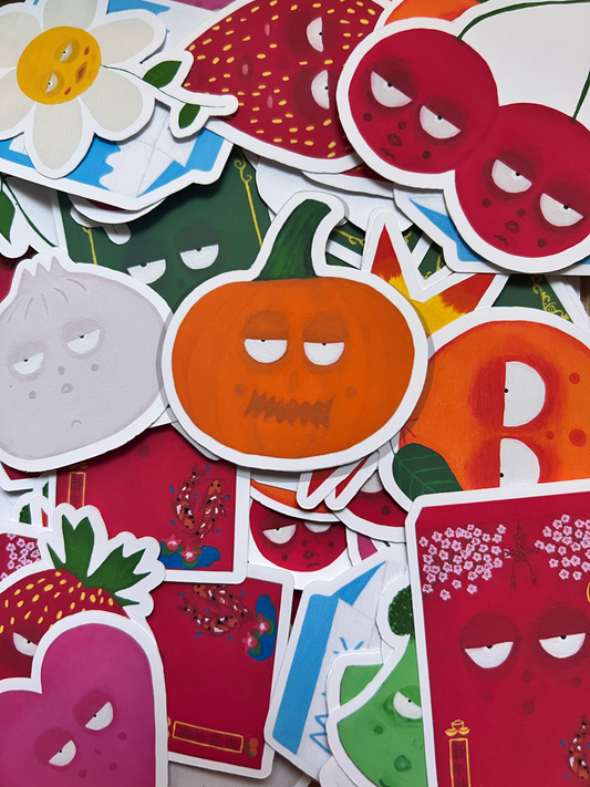 The Ponderous Pumpkin Sticker