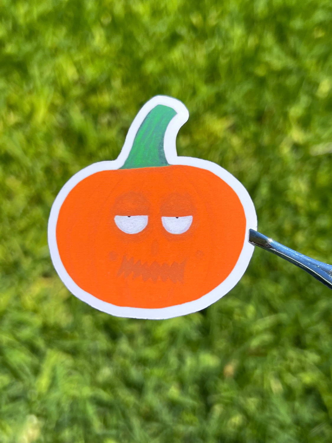 The Ponderous Pumpkin Sticker