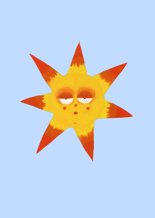 The Sighing Sun Print