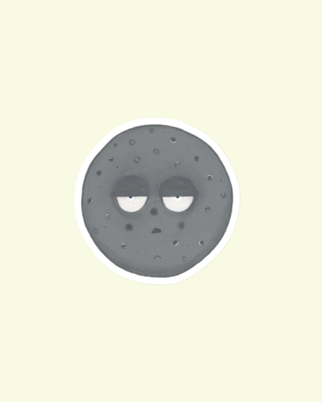The Misfit Moon Sticker