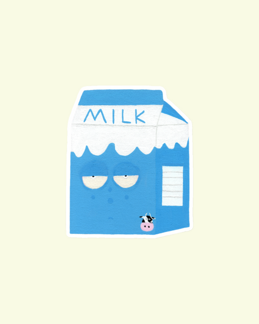 The Mellow Milk Sticker