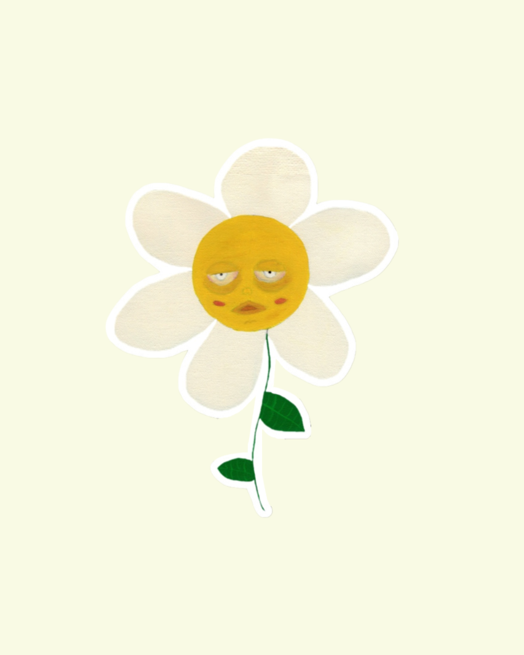 The Dazed Daisy Sticker