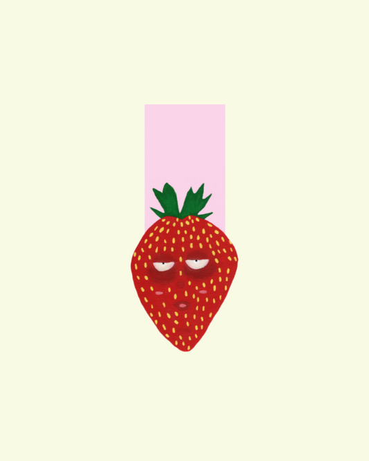 The Stuffy Strawberry Magnetic Bookmark