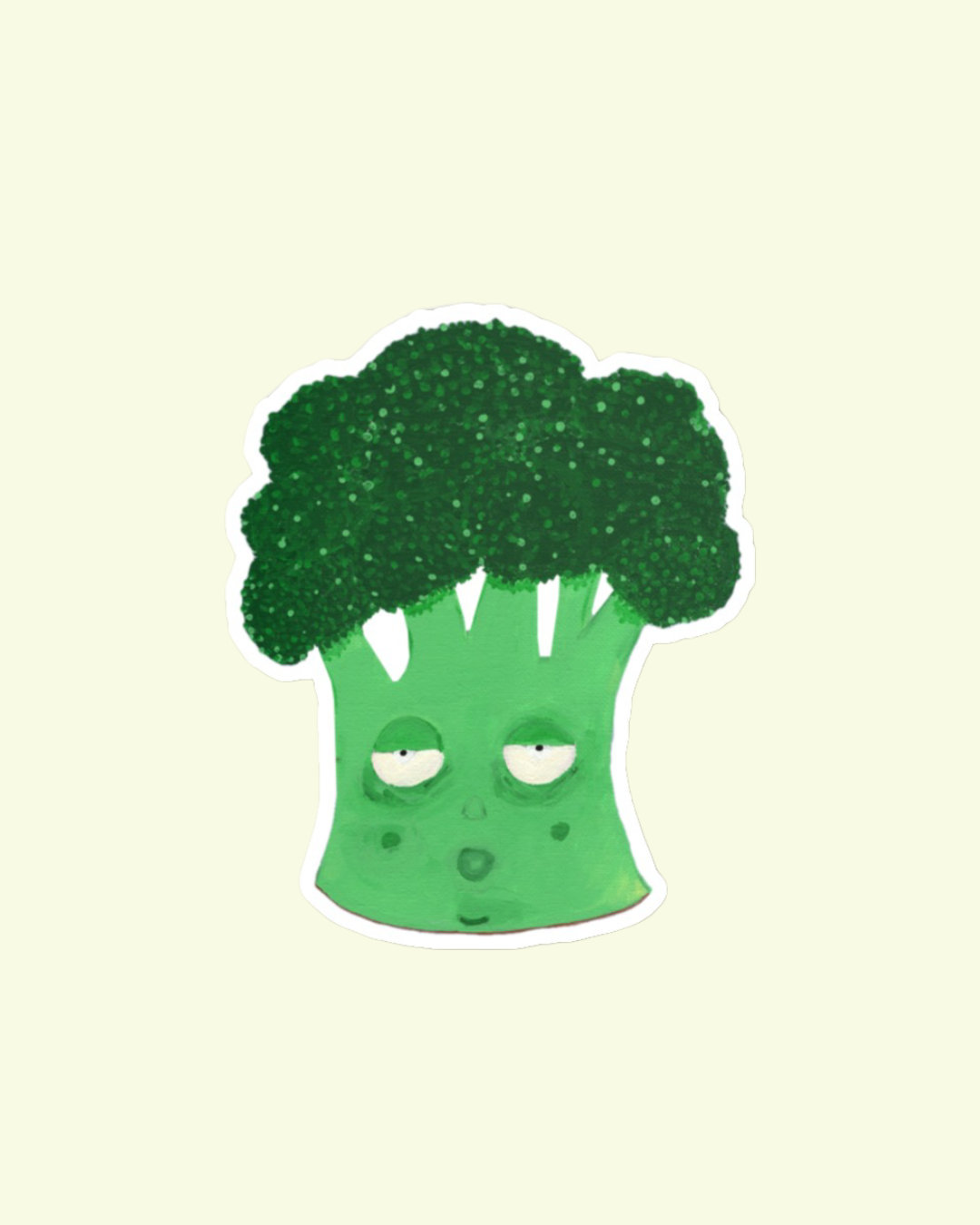 The Bored Broccoli Sticker