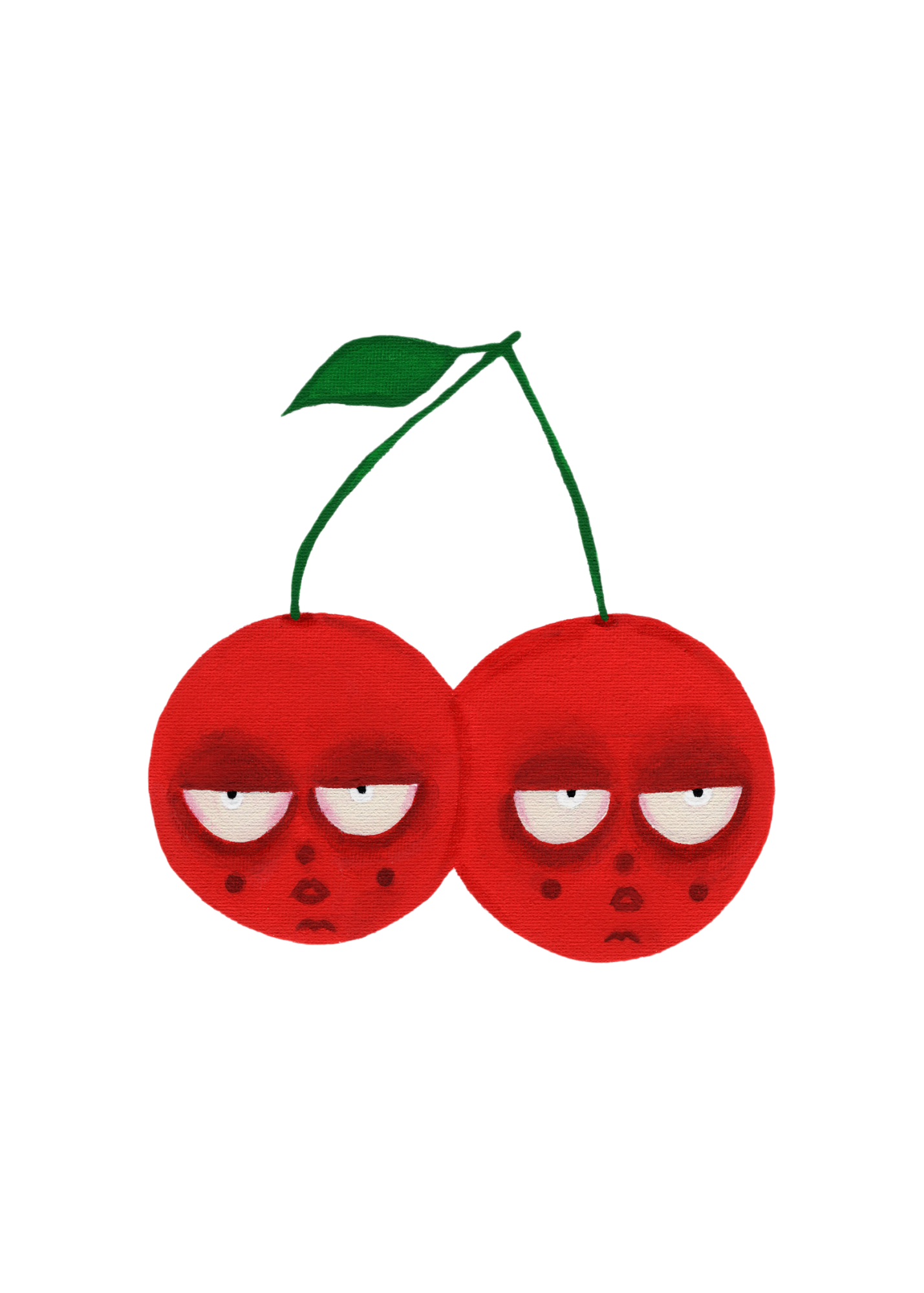 The Calm Cherries Print