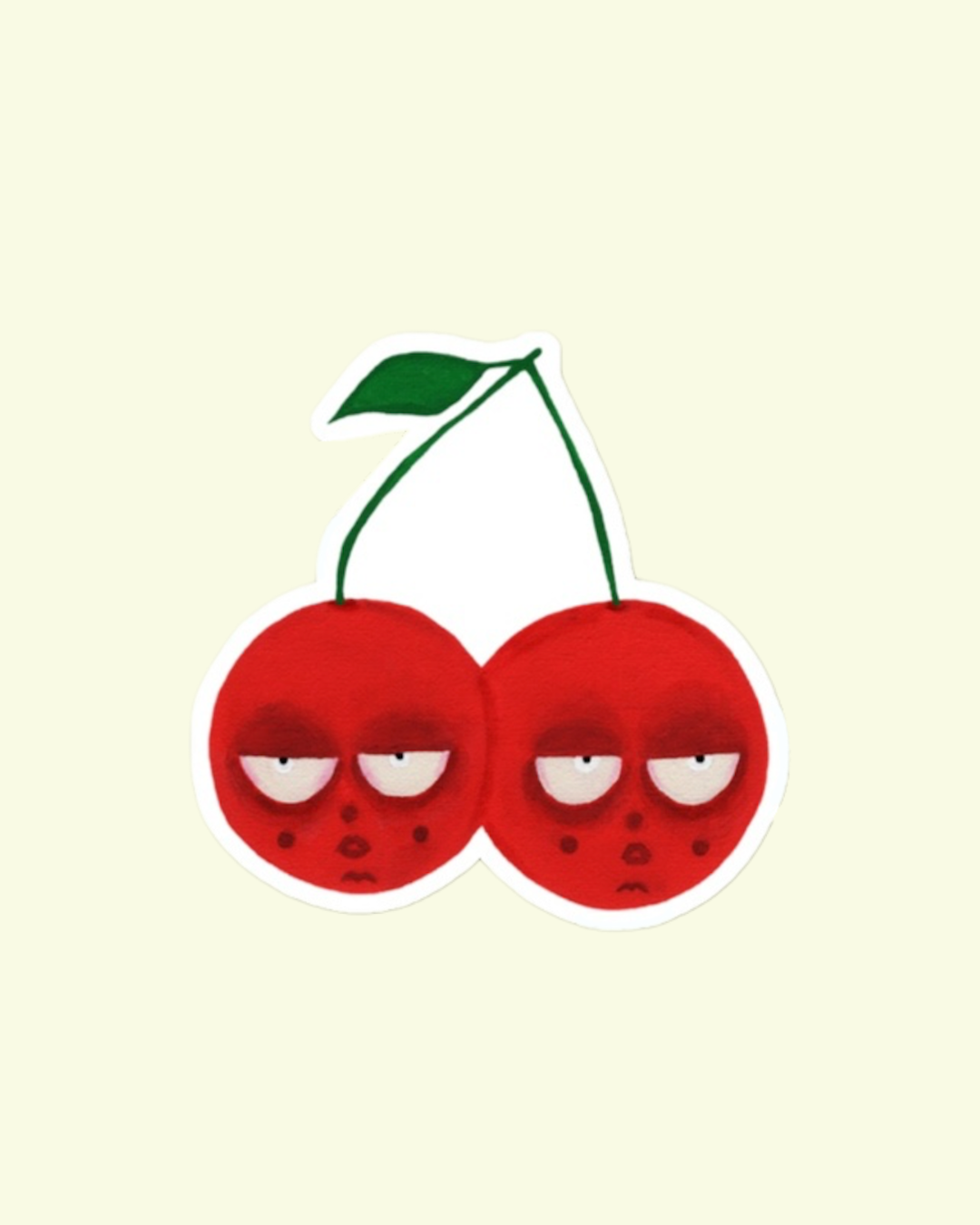 The Calm Cherries Sticker