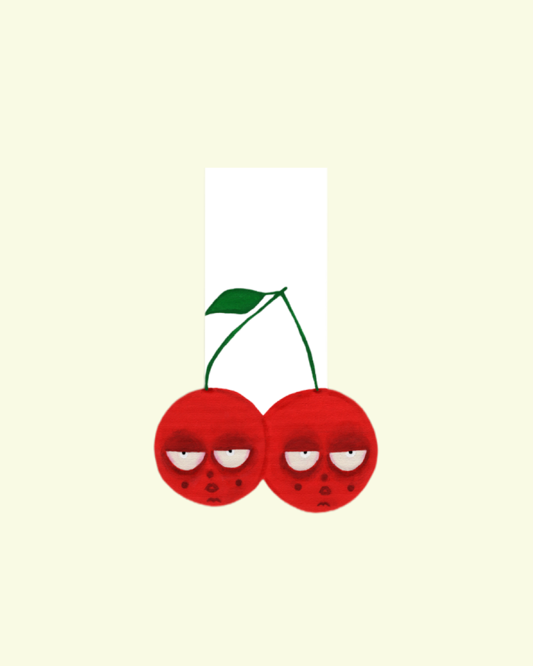 The Calm Cherries Magnetic Bookmark