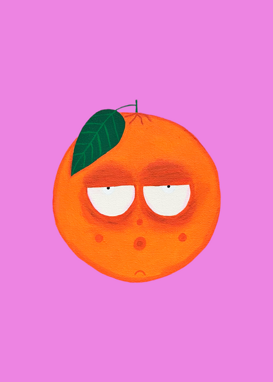 The Odd Orange Print