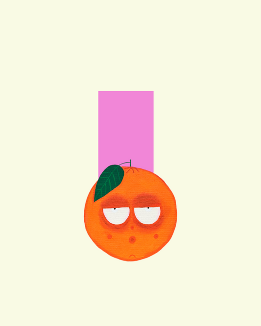 The Odd Orange Magnetic Bookmark