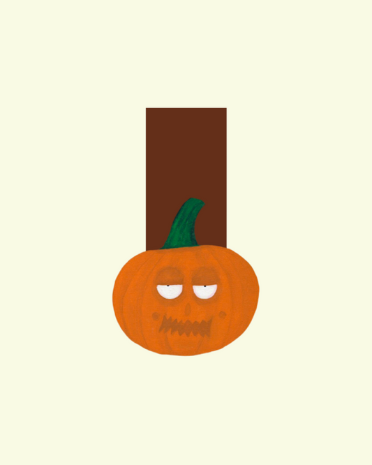 The Ponderous Pumpkin Magnetic Bookmark