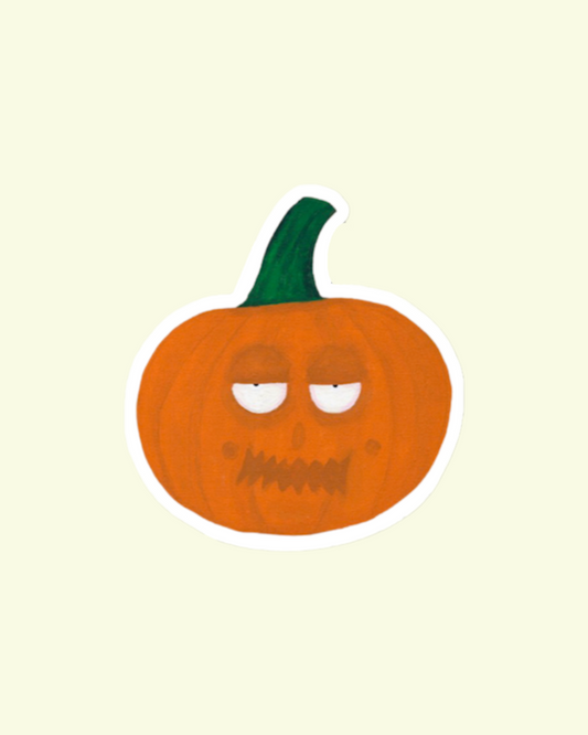 The Ponderous Pumpkin Sticker