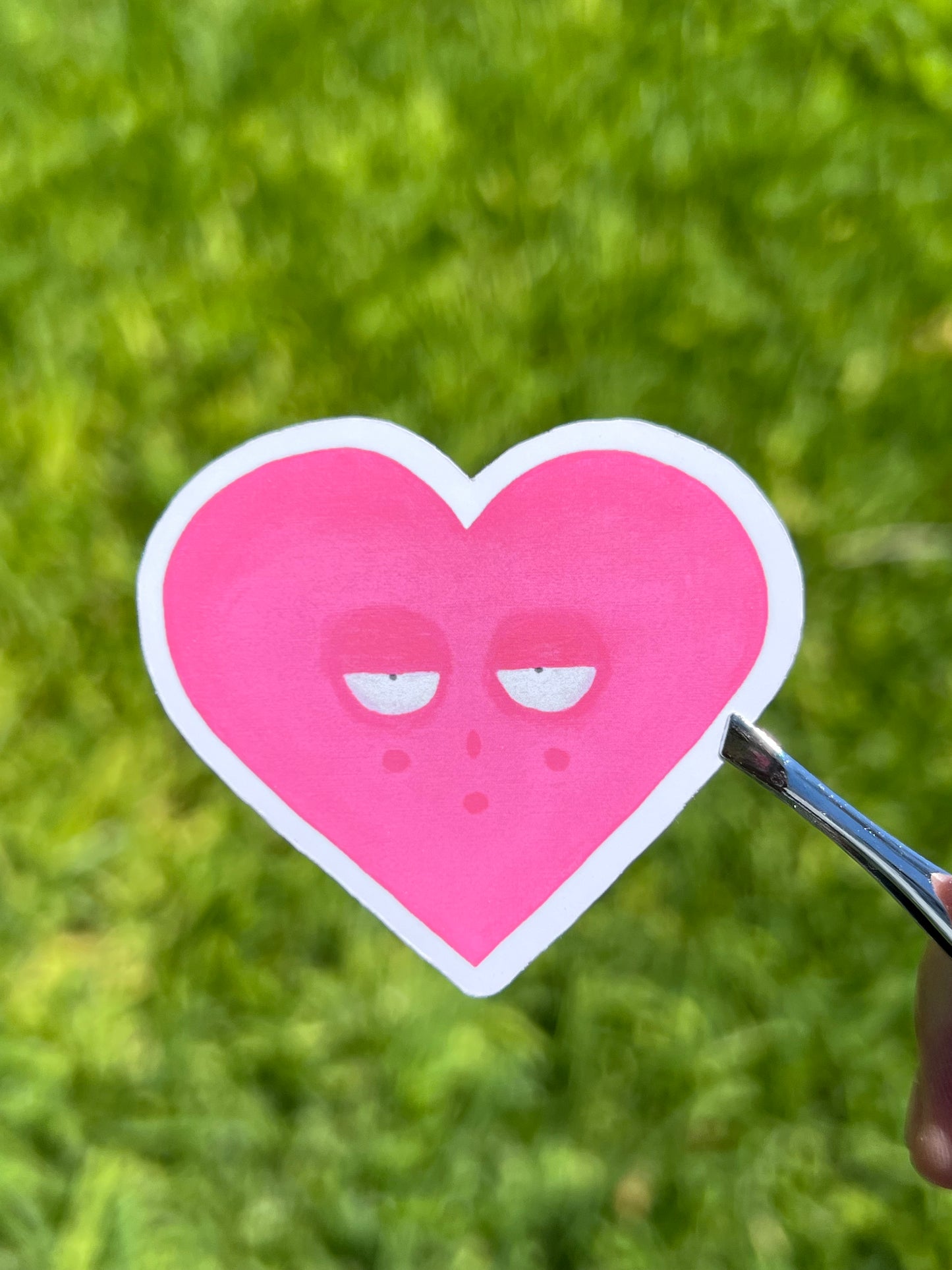 The Hazy Heart Sticker
