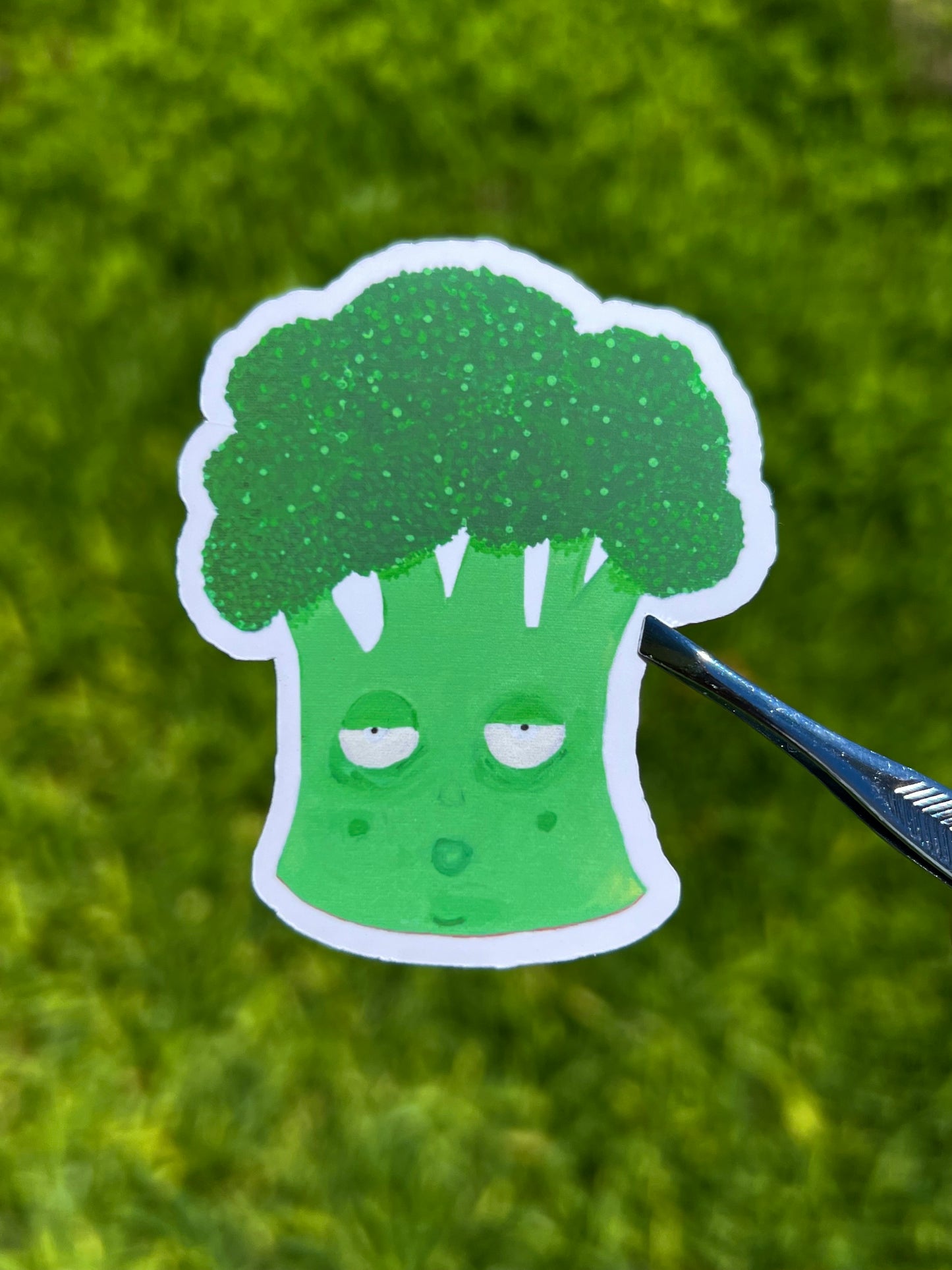 The Bored Broccoli Sticker