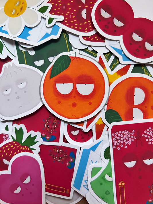 The Odd Orange Sticker