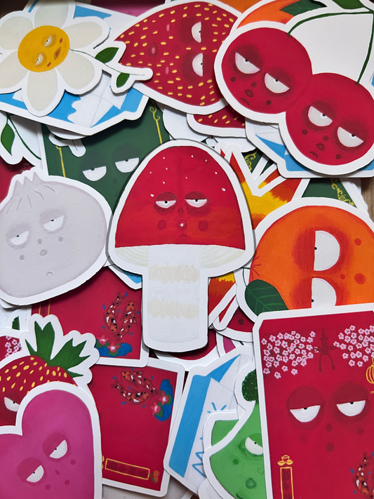 The Mindless Mushroom Sticker