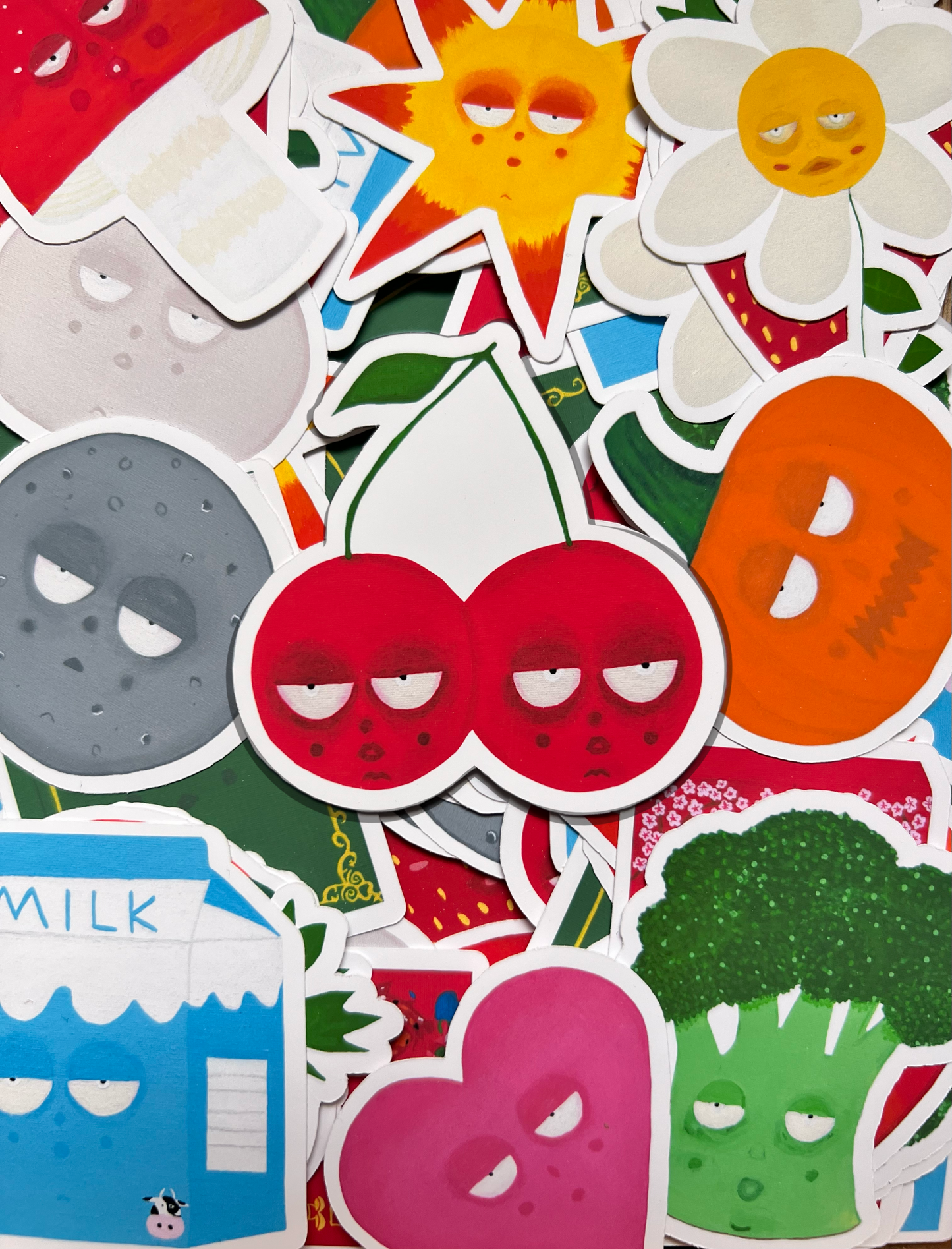 The Calm Cherries Sticker
